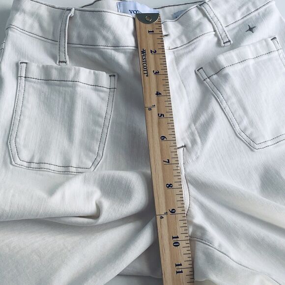 Mersea Voyageur Jeans Size 26 Nomad Cropped Sailor White Sails Pants NEW - Picture 7 of 12